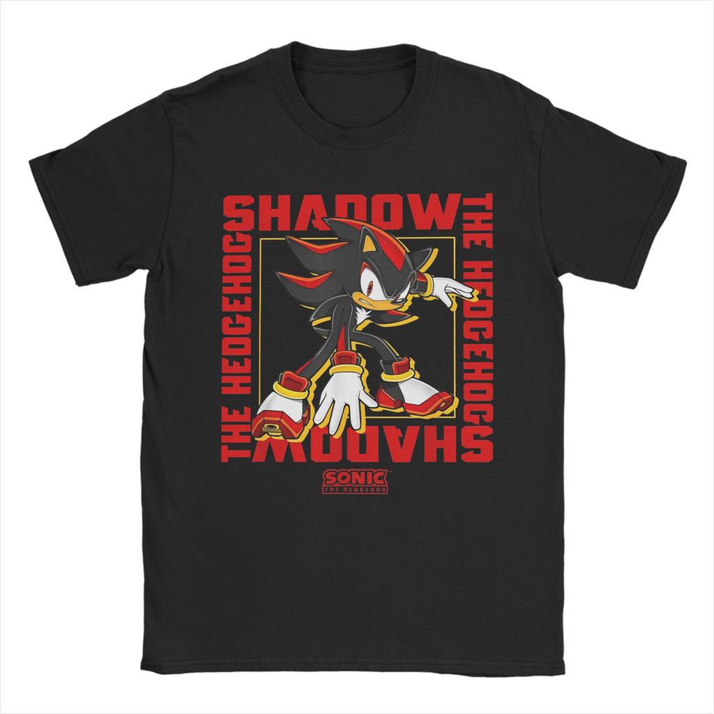 Shadow The Hedgehog T-Shirts Men Novelty Cotton Tees O Neck Short Sleeve T Shirt Gift Idea Clothes