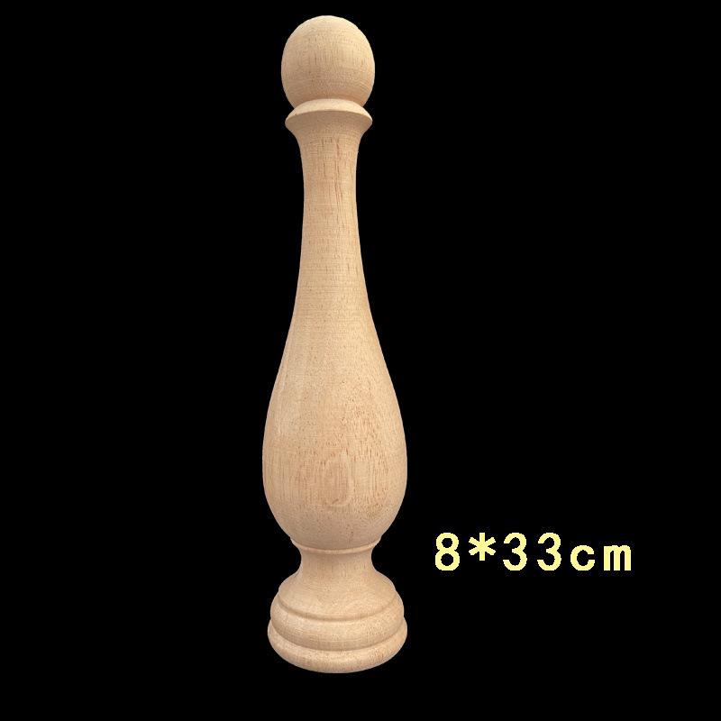 Европейская тумба из массива дерева - Декоративный резной деревянный шар для мебели и перил