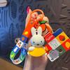 Новый Милый Кролик Миффи Брелок Мультяшный Подвеска для Рюкзака Пары Аксессуары для Ключей Автомобиля Креативные Подарки на Фестиваль