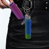 Stress Relief Gadget 3D Printed Spiky Fidget Toy with Ball Chain Gripper Sensory Portable Spinner & Clicker Travel Massage Stick Pain Stimming Tool