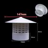 PVC Ventilated Rain Cap 75-200mm Roof Duct Vent Stove Pipe Protector Cover  Ventilation System