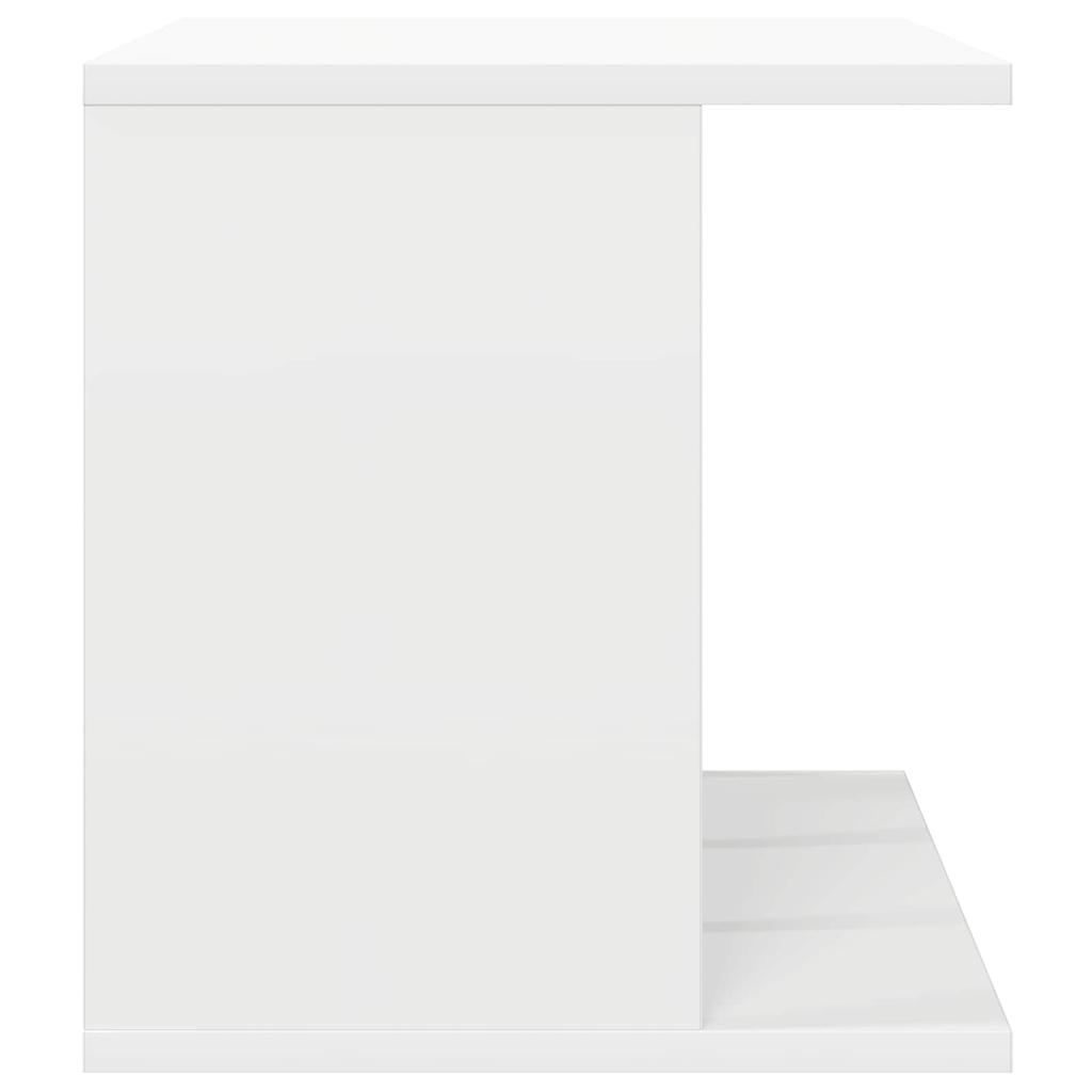 Vinyl Record Storage White 42 x 33 x 36 cm Wood Material
