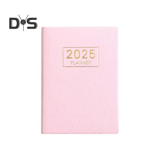 Плотная бумага блокнот гладкое письмо без растекания чернил искусственная кожа обложка 2025 ежедневник карманный формат чернил устойчивый бумажный планировщик