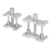 2Pcs Watch Movement Clamp Aluminum Alloy Case Vice Holder Adjustable Repairing Tools