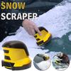 Электрические скребки для льда для лобового стекла автомобиля, перезаряжаемые через USB, электрический ручной скребок для снега, зимний инструмент для удаления снега