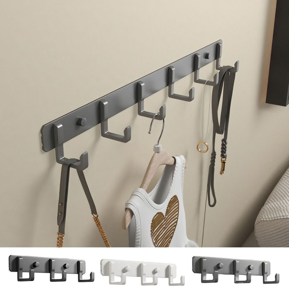 Strong Adhesive Towels Robe Hook Wall Hanging Clothes Coat Hook Living Room