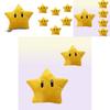 Плюшевая игрушка Супер Марио Желтая Звезда 30 см Короткошерстная Фигурка