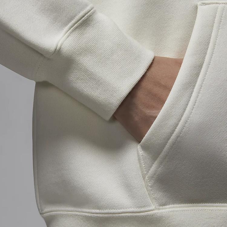 Jordan Свитшот с капюшоном и нашивкой-логотипом Flight Fleece, женский свитшот Sail FV7051-133