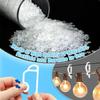 200/20x Праздничные подвесные клипсы Мини-крючки для гирлянд на улице Рождественское украшение Пластиковые крючки для подвешивания на желобах