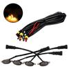 LED Amber Grille Lighting Kit Car Eagle Eye Light Universal 6 SMD 3030 12V Front Grille Lighting Pickup Off Road Warning Fog Lamp Autonobile Lamp