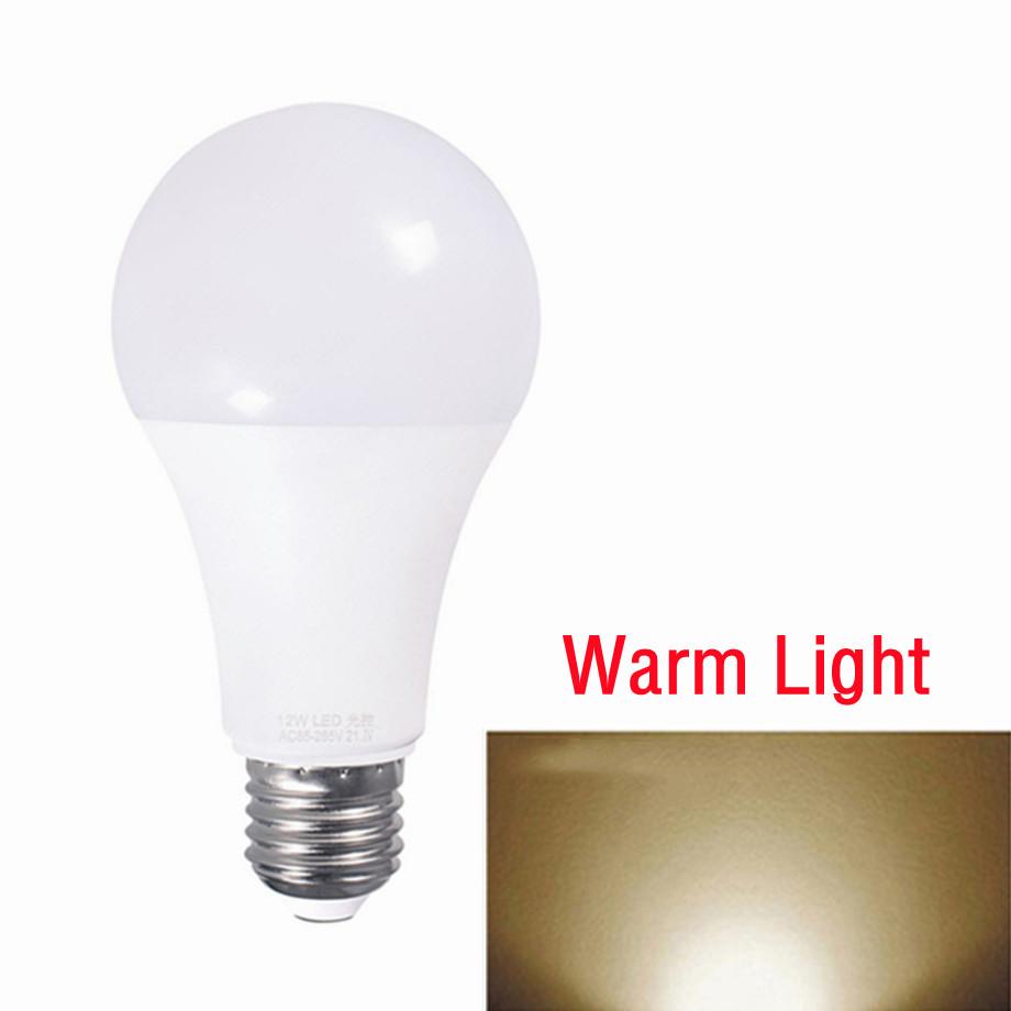 VzzUoo LED E27 Light Control Sensor Light Bulb 12W 9W 7W AC85-265V Day Night Light Auto ON OFF Patio Porch Smart Lamp For Garden