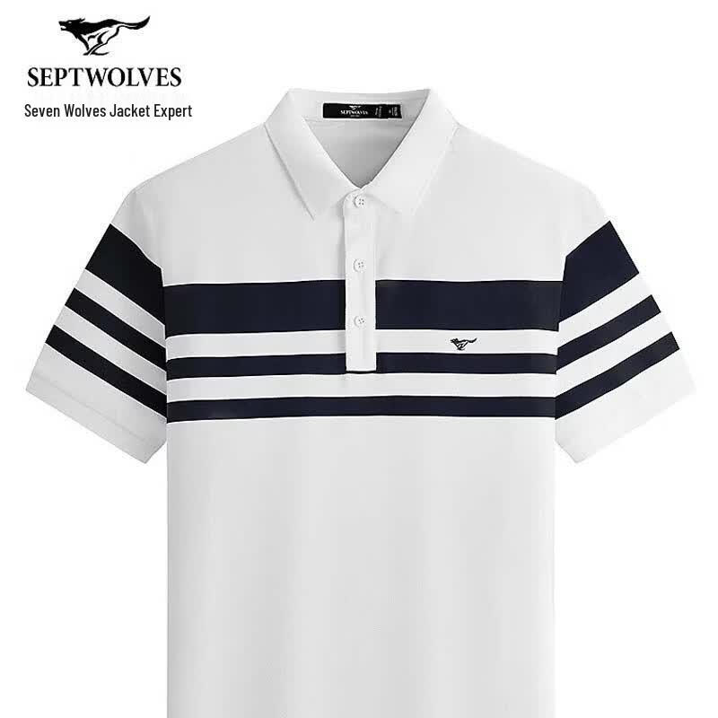 Septwolves Men's Quick-Dry Light Business Polo Shirt