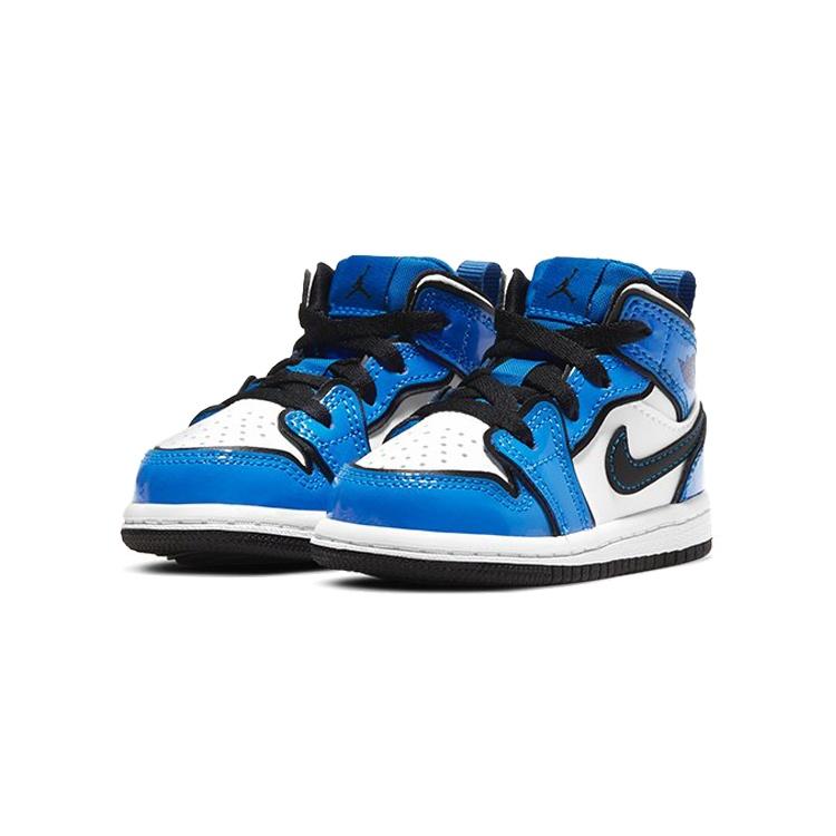 (TD) Air Jordan 1 Mid SE 'Signal Blue' Baby BQ6933-402