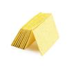 10Pcs Soldering Iron Solder Tip Welding Cleaning Sponge Yellow