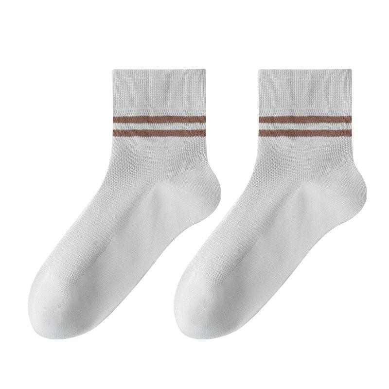 Женские весенне-летние дезодорирующие, влагопоглощающие, дышащие носки-гольфы из чистого хлопка