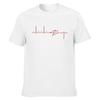 Electrical Engineering Heartbeat Funny Tshirt pattern printed shortsleeved mens fashionable casual Harajuku Tshirt