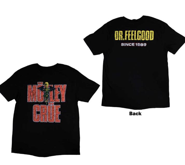 Motley Crue Official Band T-Shirt Dr Feelgood Since 1989