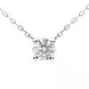 Diamond Necklace Popular Simple Azuki Chain Present Box Christmas Present [Diamond Lab] Women's 0.20ct [Gift Set]