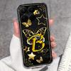 Для Xiaomi 15T 14T 12T 15 14 13 12 Pro 12X 12S 5G Чехлы для телефона с красивыми бабочками и буквами Прозрачные силиконовые противоскользящие задние крышки Для Xiaomi Casing