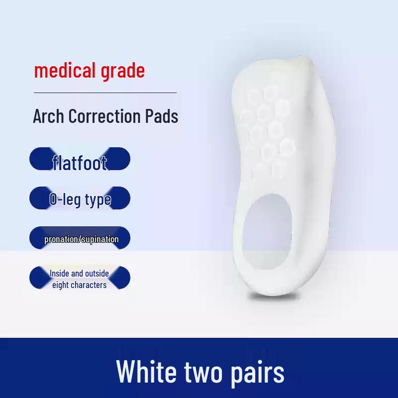 Ортопедические стельки для поддержки высокого свода стопы и коррекции плоскостопия - Унисекс, Корректируют Х-образную постановку ног и отклонение стопы