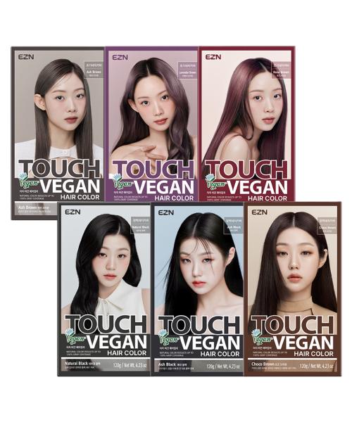 2-pack EZEN Touch Vegan Self-Dye Hair Dye 8 Colors 120ml