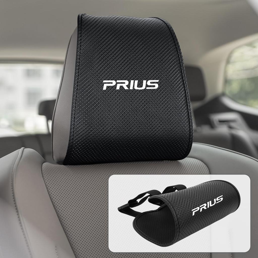 Set of 2 headrest covers with ventilation holes for a neck Compatible with Prius 60 50 and design for easy installation and Prius-specific