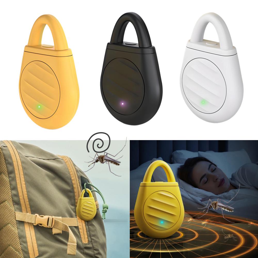 Ultrasonic Electronic Mosquito Repellent 34hz-70khz Outdoor Camping Portable Intelligent Automatic Mosquito Control Device Dog Cat Pest Repellent