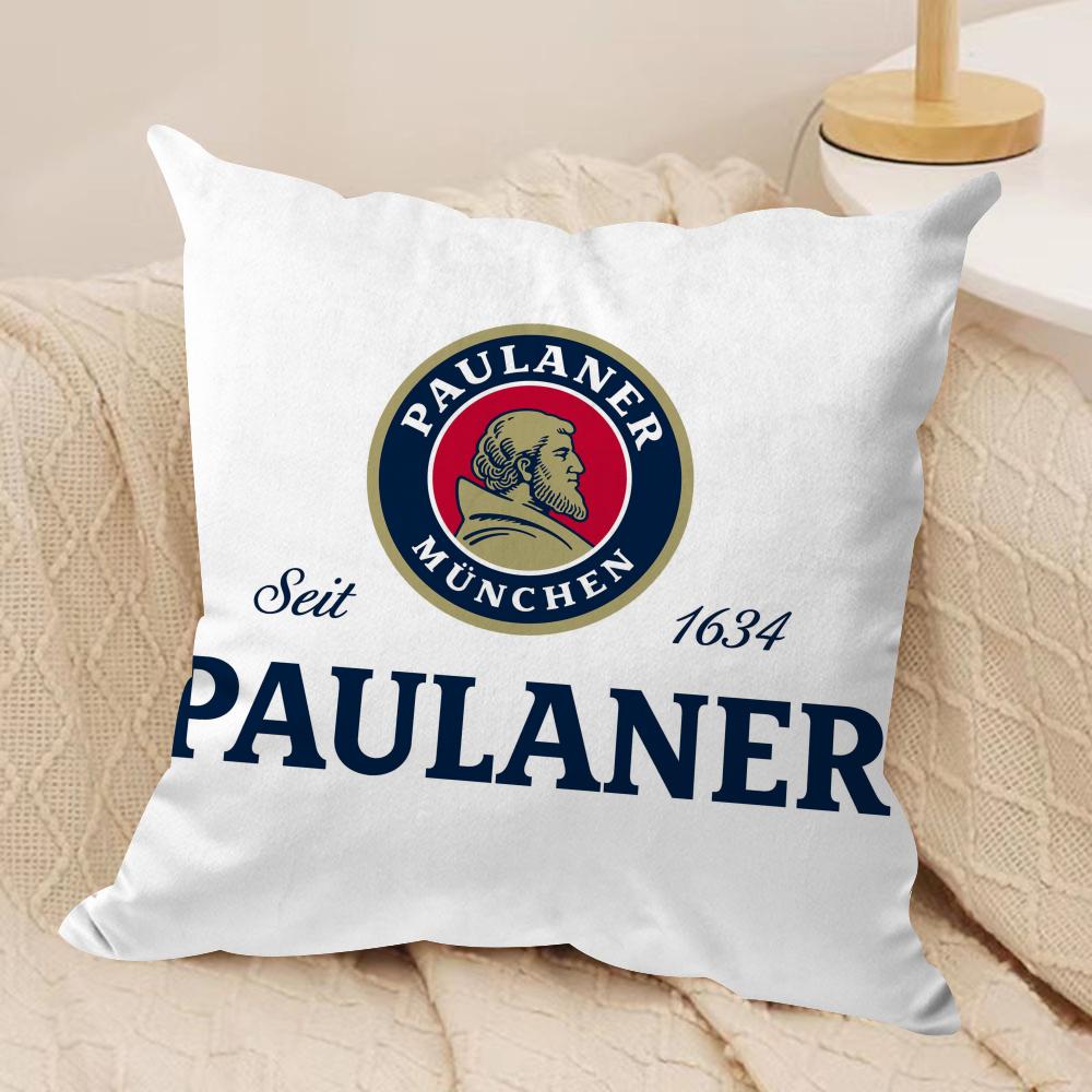 Fashion PPaulanerS Cushion Cover Silky Short Plush DoubleSided Printed Pillow Case for Sofa All Seasons Home Decor Gift