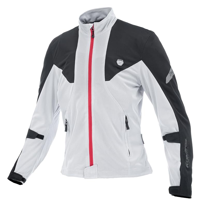 Комине (КОМИНЕ) Мотоциклетная куртка Модель 2026 07-1625 JK-1625 Enigma G2 Full Mesh Jacket Серебристо-черный XL