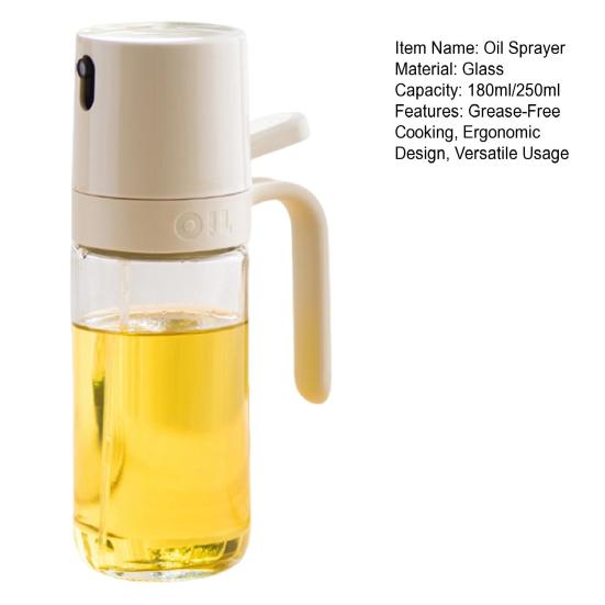 Распылитель тумана оливкового масла 180/250 мл, бутылка-распылитель масла без бисфенола А, кухонный гаджет для приготовления салатов во фритюрнице