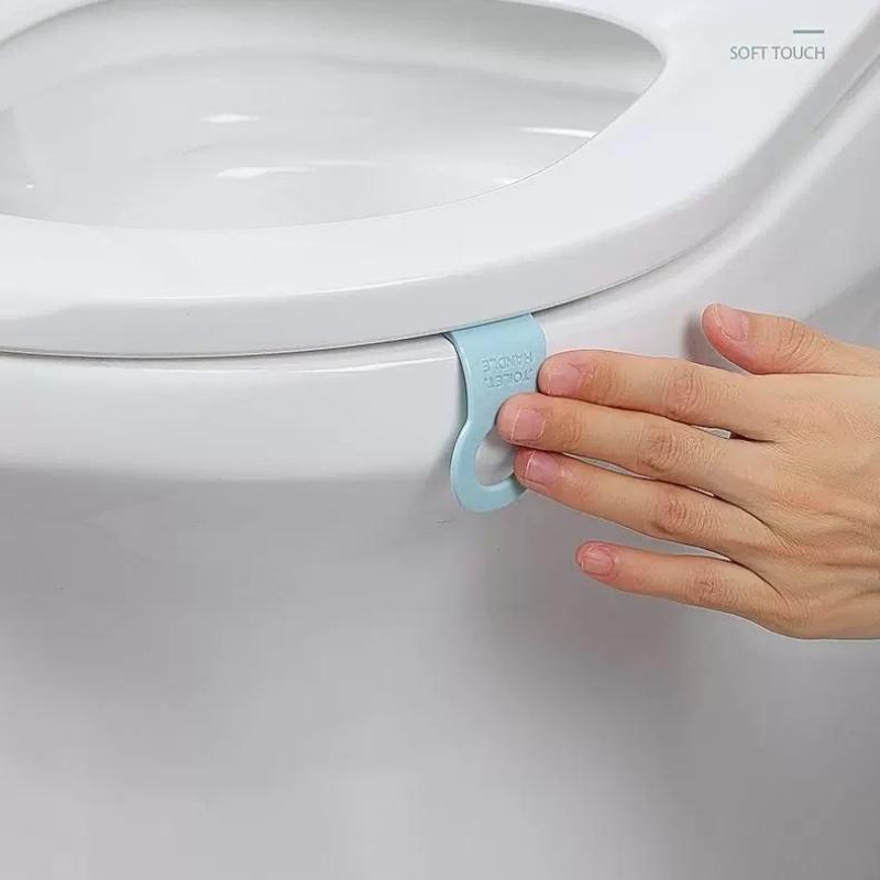 2 шт. Кронштейн на присоске, Силиконовый подъемник для крышки унитаза, Предметы первой необходимости для дома, Кольцо-ручка, Подъемник, Ручка для крышки унитаза, Дом