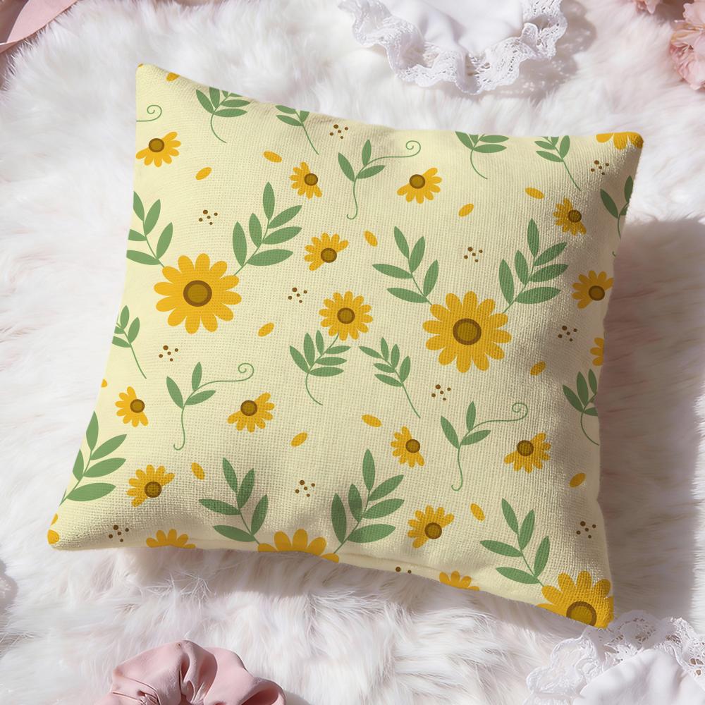 Solid Color Blocking Cushion Cover Premium Comfort Reversible Pillow Cove Two in One Design for Any Room Car Interior