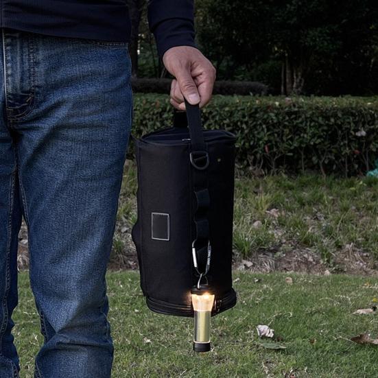 Открытый рулонный бумажный мешок, прочный, большой емкости, портативный, для кемпинга, пешего туризма, скалолазания