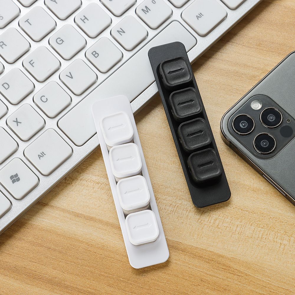 Silicone Self-adhesive Cable Organizer Cable Management USB Cables Holder Mouse Wire Organizer