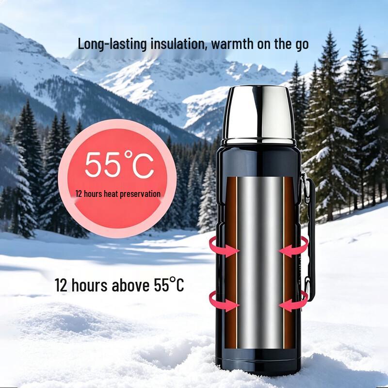 THERMOS Vacuum Insulated Stainless Steel Thermal Flask 2L