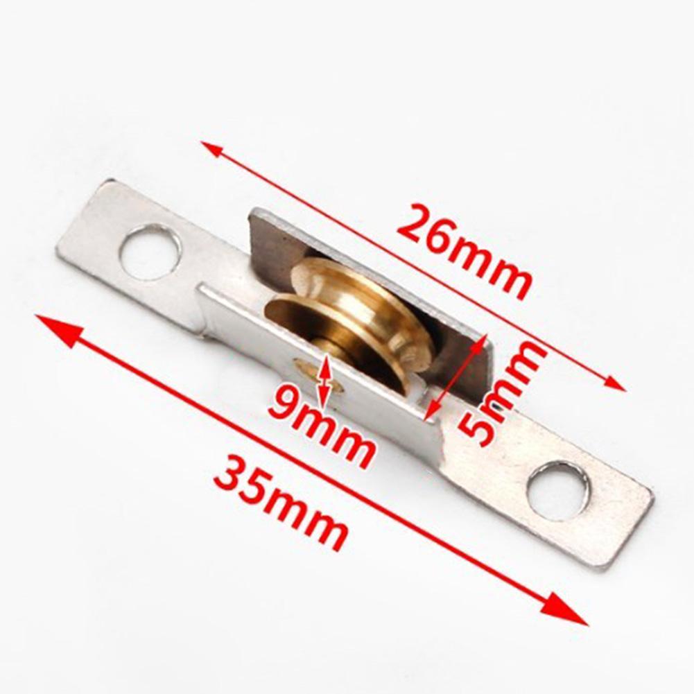 10 шт. оконный шкив для раздвижной двери, роликовый шкаф, роликовое колесо, шкаф из алюминиевого сплава, оконный экран, шкив, мебельная фурнитура