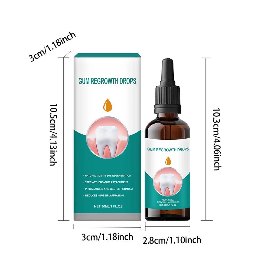 Капли для восстановления десен Быстрое лечение полостей Кариес Отбеливание зубов Удаление желтого налета Пятна Устранение кариеса Десен Зубная паста