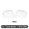 ABS Car Rearviews Mirror Guard Cover For Tesla Model 3/Model Y - Gloss/Matte/Carbon Fiber Look Rear View Cover Housing