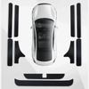 For Faw Hongqi H5 HS5 E-QM5 Car Threshold Strip Protective Stickers Door Trunk Anti Scratch Waterproof Protective Decor Film
