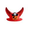 Halloween Pet Hat Cat Formal Hat with Horns Pumpkin Spider Hat Adjustable Headpiece for Small Dogs And Cats Holiday Costume Accessory