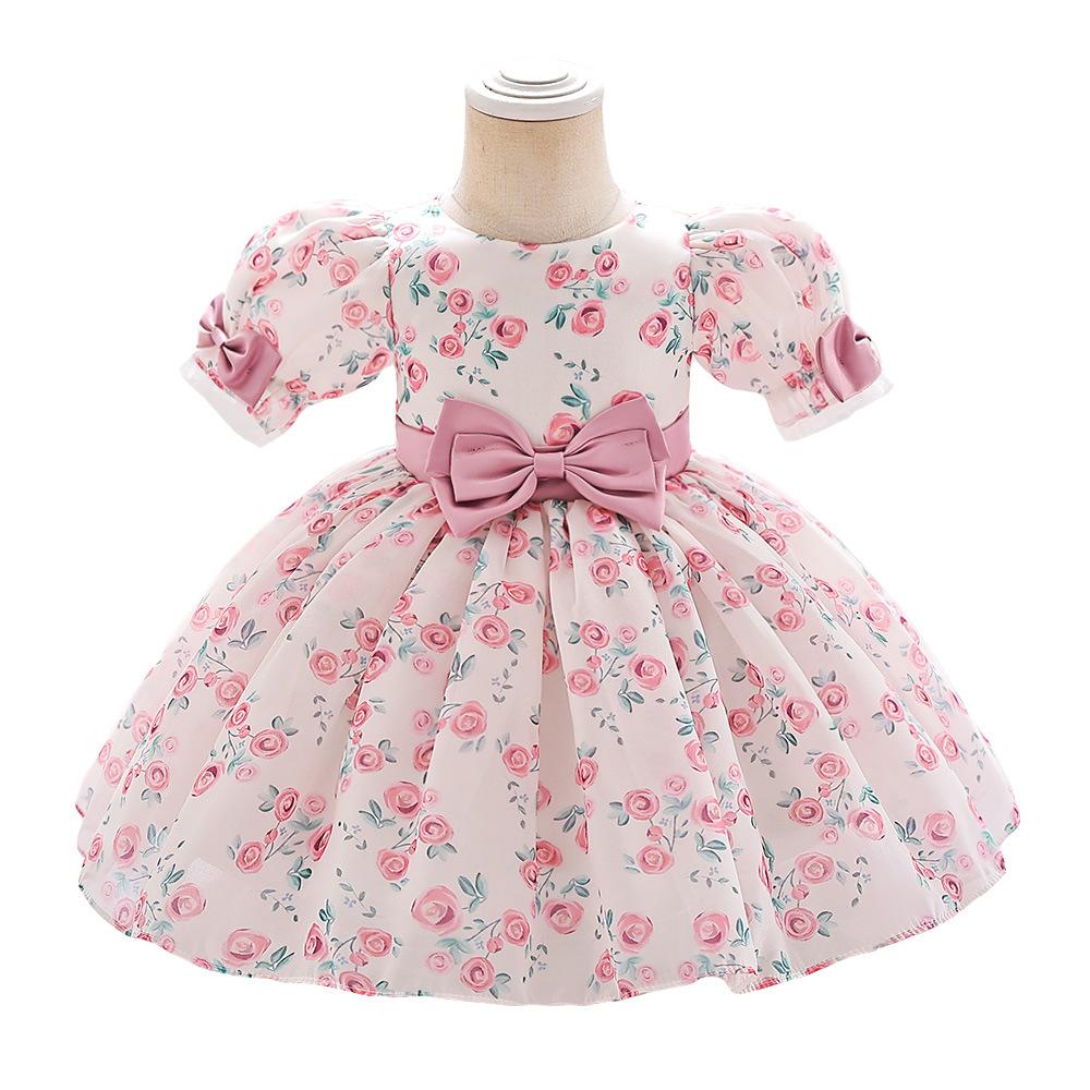 Christmas Dress Newborn Baptism Wedding White Dress for Baby Girl First Birthday Party Wear Toddler Girl Christening Gown Clothes