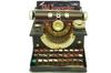 Decorative Metal Typewriter