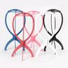 Plastic DIY Wig Stand Stable Portable Folding Stand Holder for Short Wig