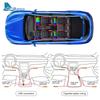 Автомобильная подсветка ног для Mercedes Benz A B C E GLA GLB GLC GLE GLS Класс W204 W205 W206 W166 W167 W212 W213 W176 W177 H247 X247 X253