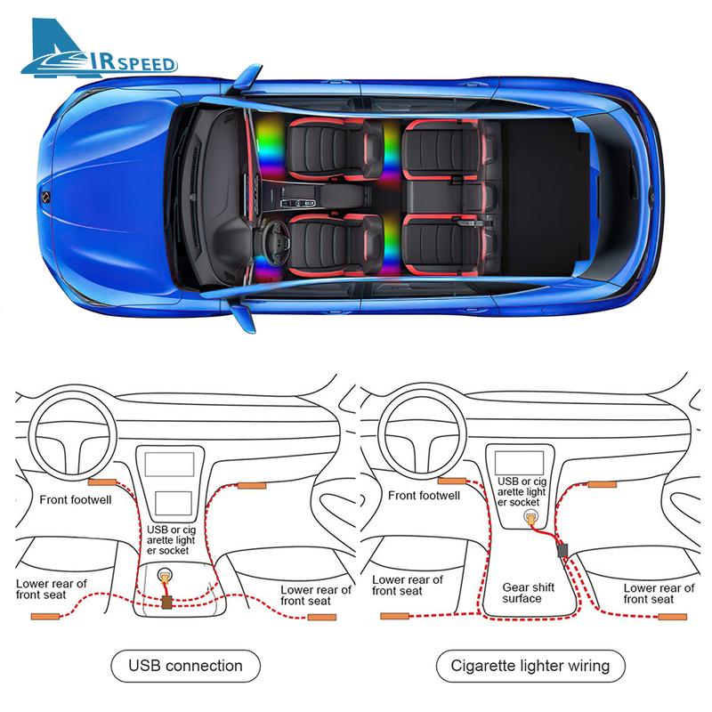 Автомобильная подсветка ног для Mercedes Benz A B C E GLA GLB GLC GLE GLS Класс W204 W205 W206 W166 W167 W212 W213 W176 W177 H247 X247 X253