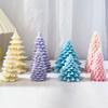 3D Christmas Tree Candle Silicone Mold DIY Christmas Decor Candle Making Handmade Soap Plaster Resin Baking Tools Holiday Gifts