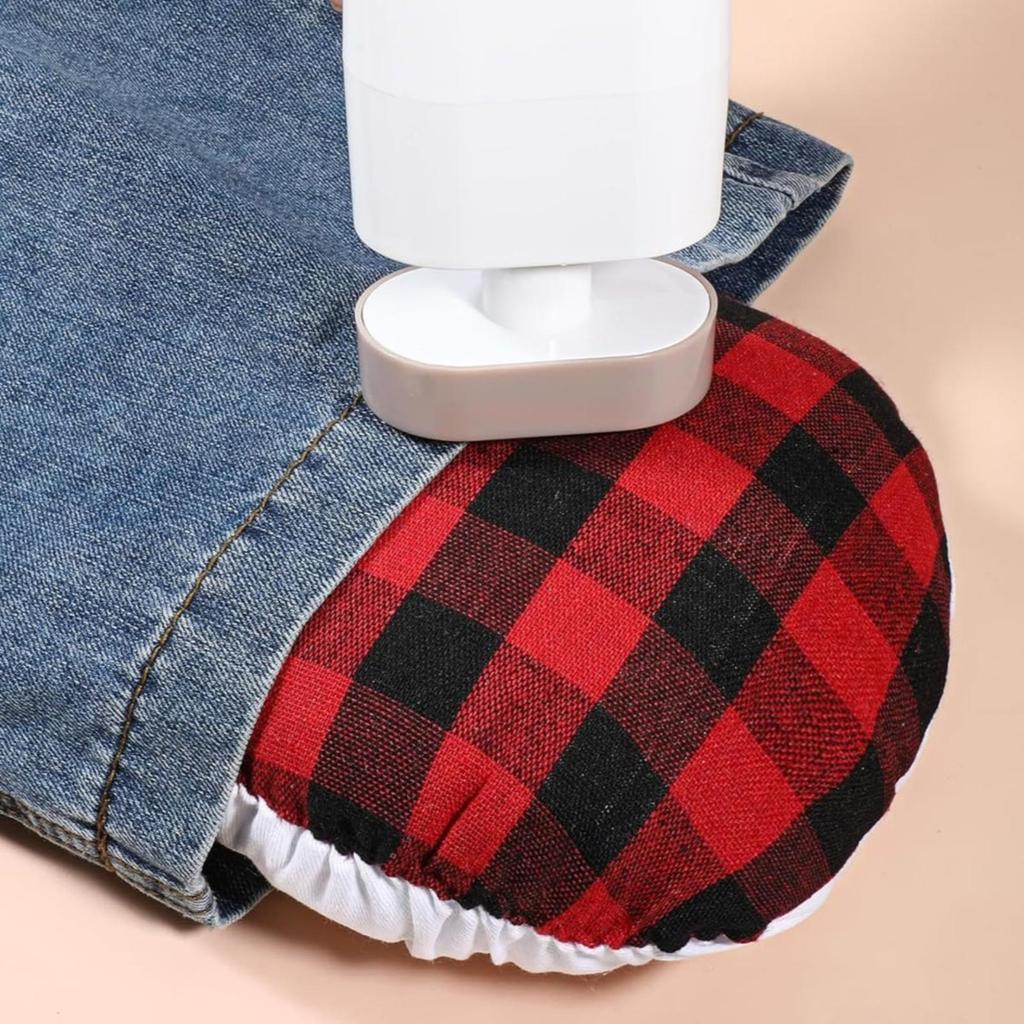 2 Pieces Ironing Pad Set Plaid Sleeve Cushioned
