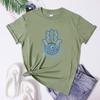 Protect Your Energy Evil Eye Tshirt Aesthetic Positive Witch TShirt Gothic Unisex Mystical Palmistry Top Streetwear