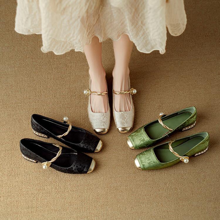 Обувь Модные женские туфли с квадратным носком, осенние туфли на мелкой подошве для улицы, повседневные туфли на толстом каблуке, офисная женская обувь