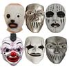 Slipknot Halloween Mask With Clown Face And Zipper Mouth For Costume Parties